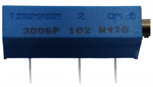 Trimpot PTH Horizontal 3006P 102 1K